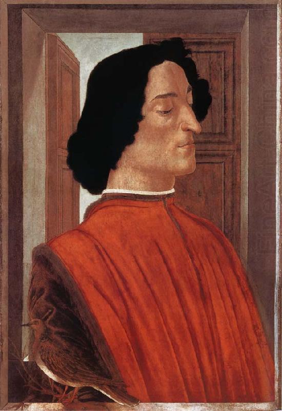 Sandro Botticelli Portrat of Giuliano de-Medici china oil painting image